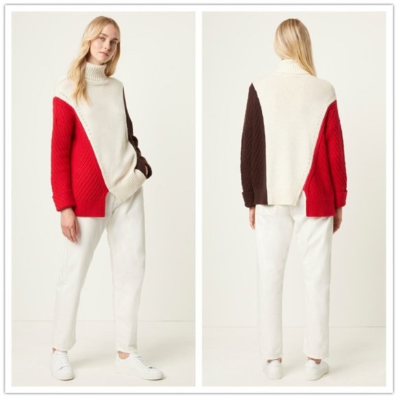 Multi Cable Turtleneck Sweater - Picture 1 of 5